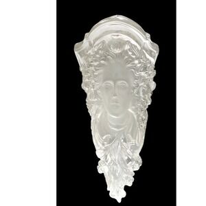 Yaacov Heller Vintage Lucite Wall Sconce Art Nouveau Style